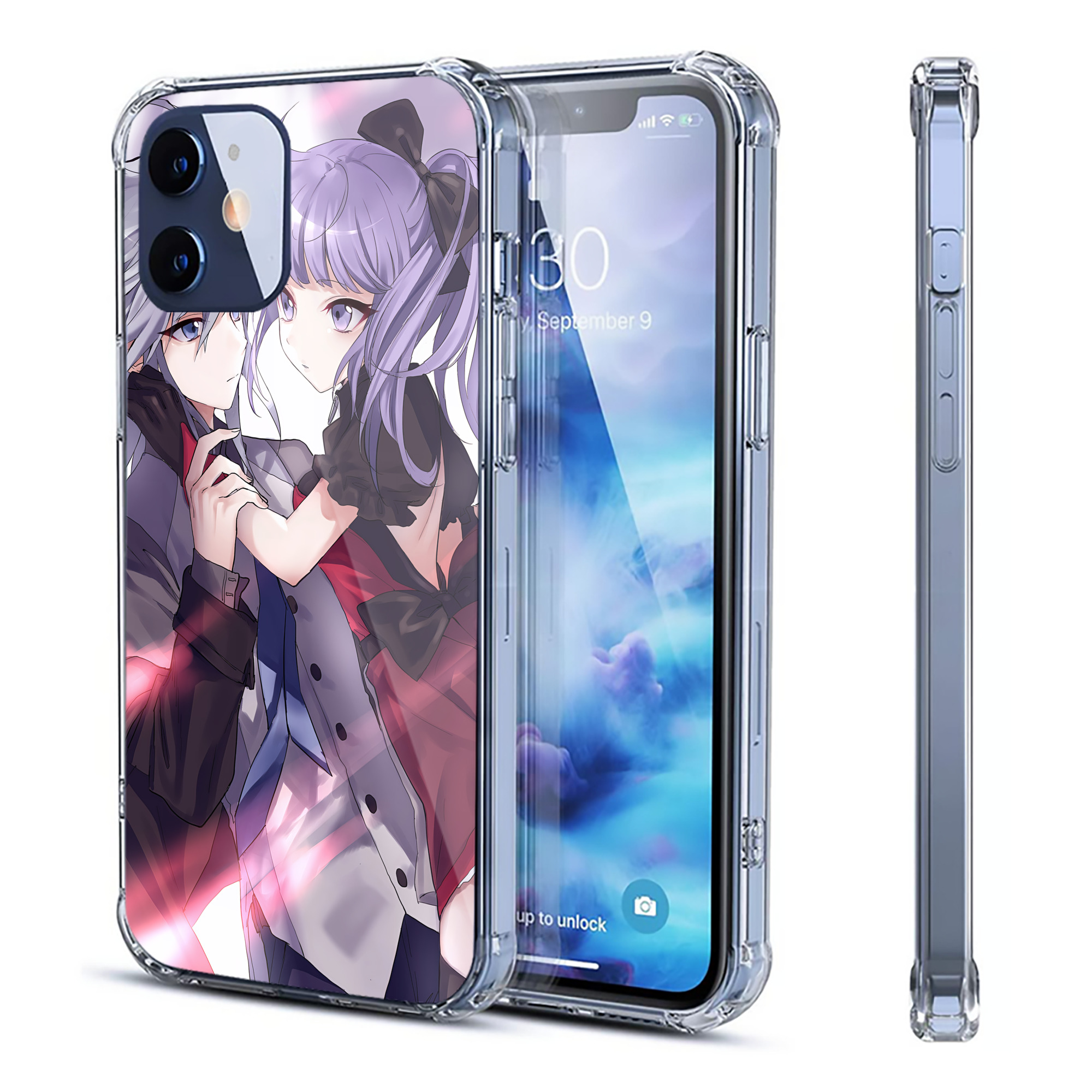 （画像用） 遊☆戯☆王 Yu-Gi-Oh! 【iPhone 12シリーズ対応】透明スマホケース（クリアソフトケース）